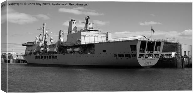 RFA Fort Victoria Canvas Print by Chris Day