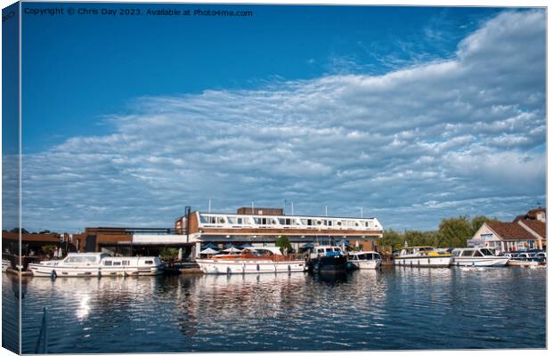 Hotel Wroxhham Canvas Print by Chris Day