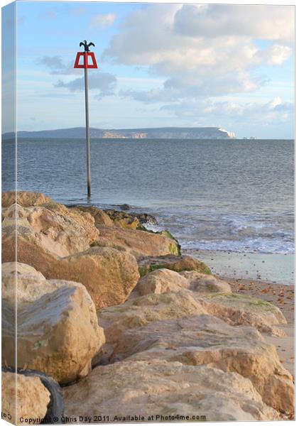 The Needles Canvas Print by Chris Day