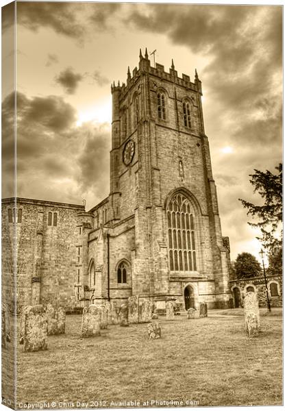 The Priory Canvas Print by Chris Day