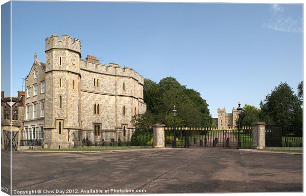 Windsor Castle Canvas Print by Chris Day
