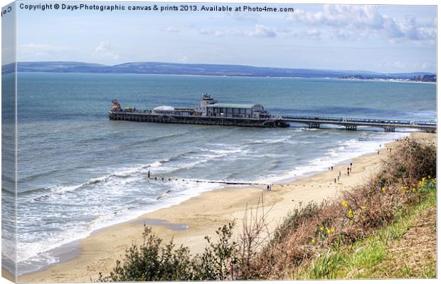 Bournemouth Pier Canvas Print by Chris Day