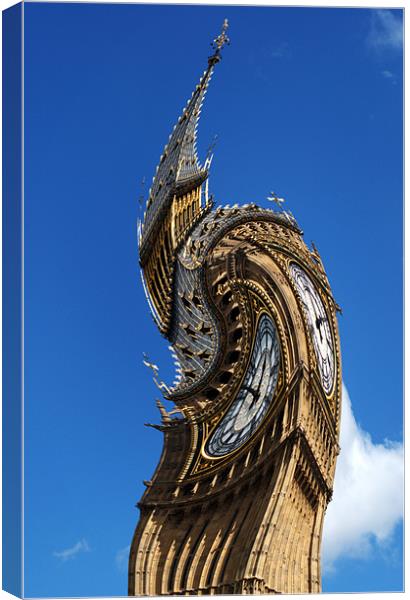 Big Ben abstract Canvas Print by Chris Day