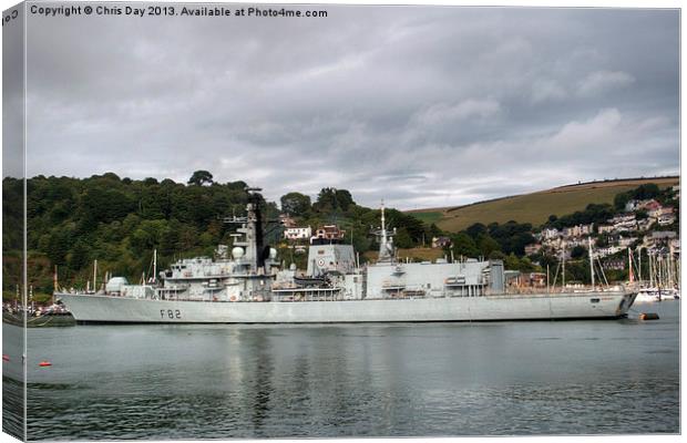 HMS Somerset Canvas Print by Chris Day