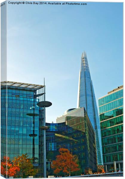 The Shard Canvas Print by Chris Day