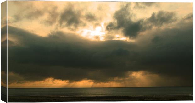 Storm Brewing Canvas Print by Chris Day