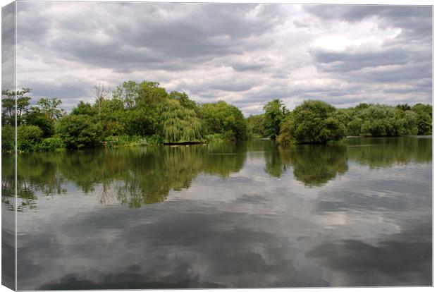 Little Britain Lake Cowley Canvas Print by Chris Day