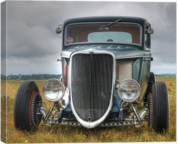 Hotrod Canvas Print by Chris Day