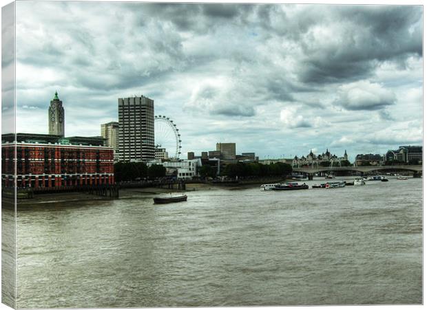 Westminster Skyline Canvas Print by Chris Day