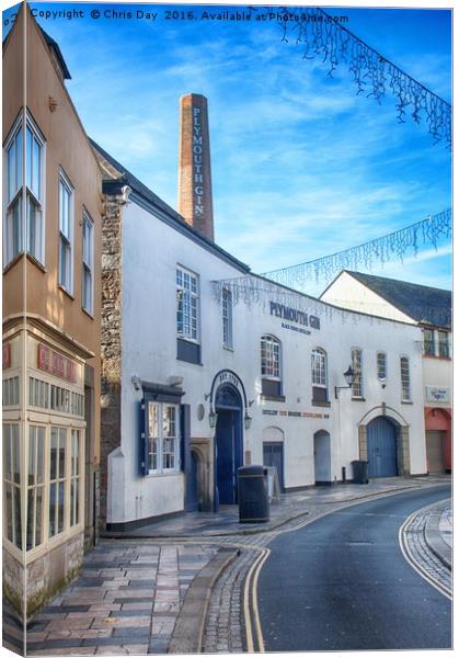 Plymouth Gin Distillery Canvas Print by Chris Day
