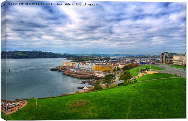 The Taymar from Smeatons Tower Canvas Print by Chris Day