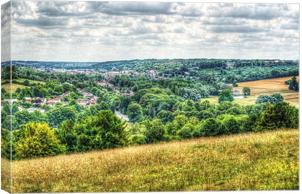 Towards High Wycombe Canvas Print by Chris Day