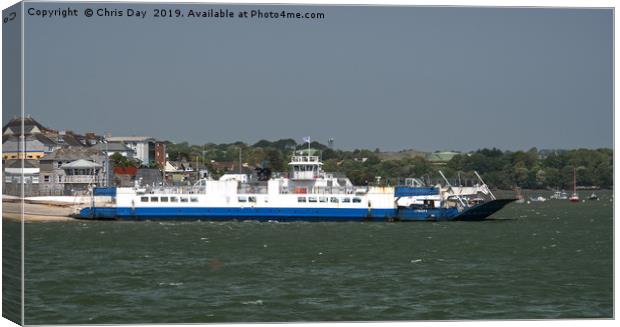 Torpoint Ferry Canvas Print by Chris Day