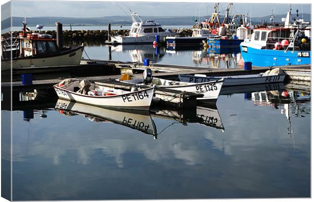 Working Boats Canvas Print by Chris Day