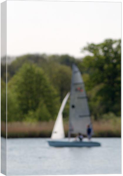 An Impressionist sailing Canvas Print by Chris Day