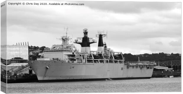 HMS Albion Canvas Print by Chris Day