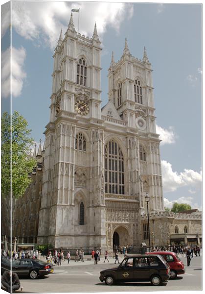 Westminster Abbey Canvas Print by Chris Day