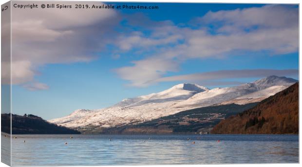 Loch Tay towards Ben Lawers, Perthshire, Scotland Canvas Print by Bill Spiers