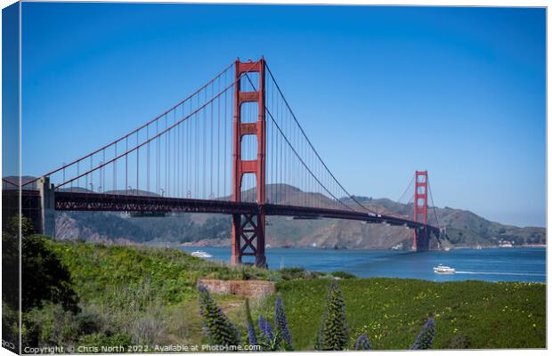 Golden Gate Bridge Canvas Print by Chris North