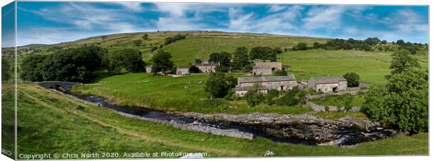 Yockenthwaite in the Yorkshire Dales Canvas Print by Chris North