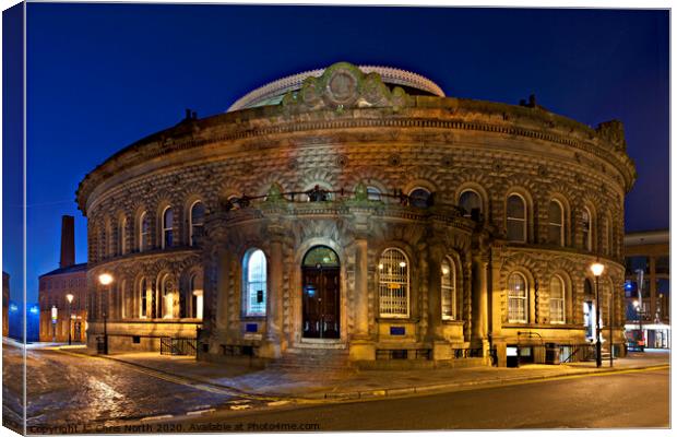 The Leeds Corn Exchange  Canvas Print by Chris North