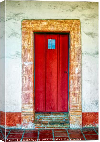 Door into the Past Canvas Print by Robert M. Vera