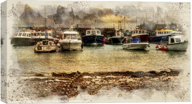Newquay Harbour Canvas Print by Kevin Ford