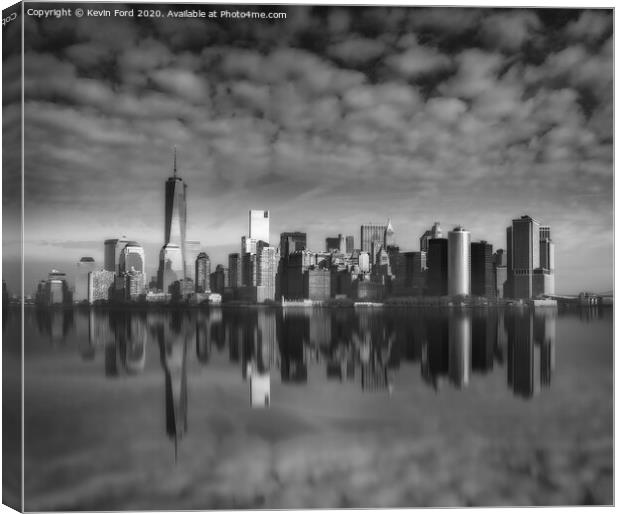 Lower Manhattan Skyline Canvas Print by Kevin Ford