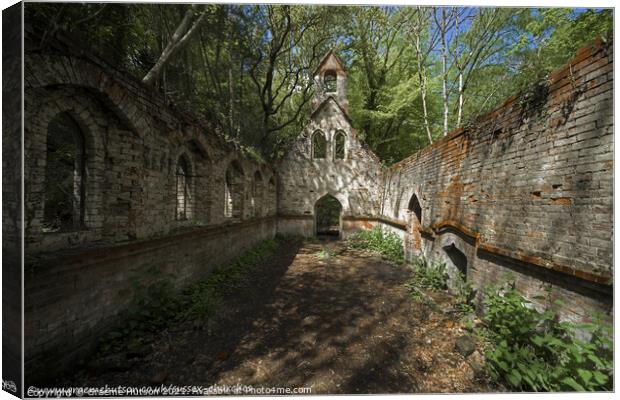 Church Ruins 4 Canvas Print by Graeme Hutson