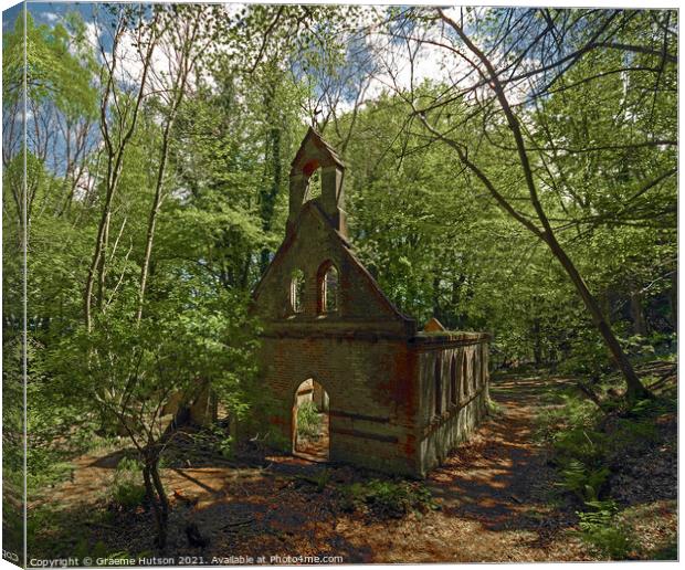 Church Ruins 5 Canvas Print by Graeme Hutson