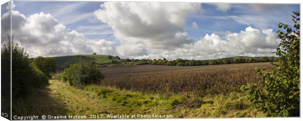 Ancient Hill Forts in Berkshire Canvas Print by Graeme Hutson