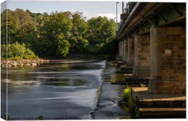 Under The Bridge Canvas Print by mark james