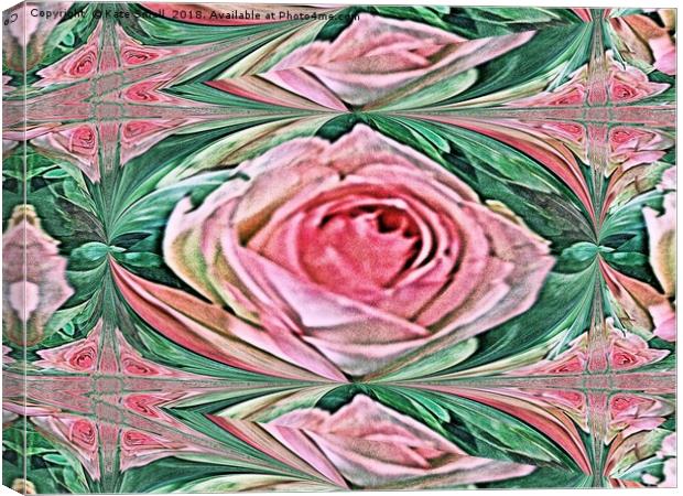 Paper Rose Canvas Print by Kate Small