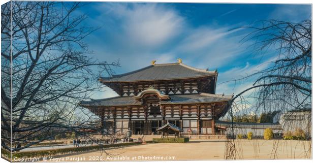 Nara castle of japan Canvas Print by Yagya Parajuli