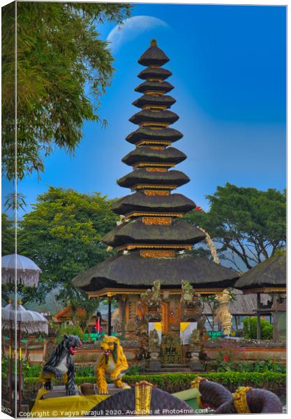 Temple of Bali Canvas Print by Yagya Parajuli