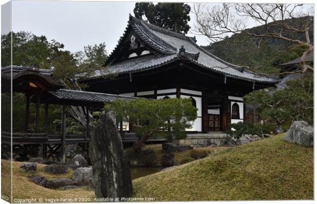 Kyoto castle in japan Canvas Print by Yagya Parajuli