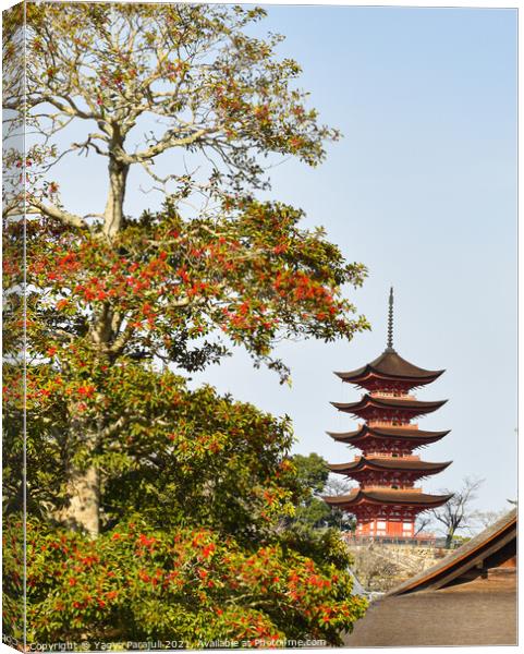 Temple of the nara japan Canvas Print by Yagya Parajuli