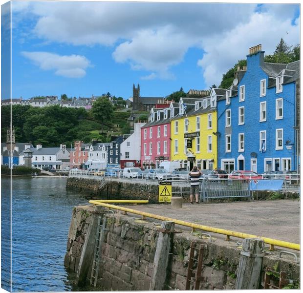 Tobermory on the Isle of Mull. Canvas Print by Antony Atkinson