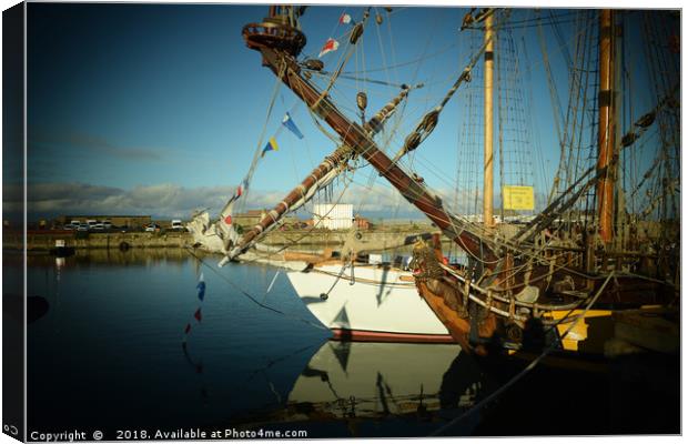 Sunderland Tall Ships Race 2018 Canvas Print by Antony Atkinson