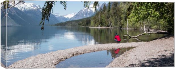 Lake McDonald Canvas Print by Janet Mann