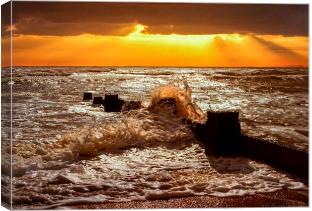 Evening Tide Canvas Print by Adrian Campfield