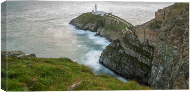 South Stack Lighthouse Canvas Print by Wael Attia