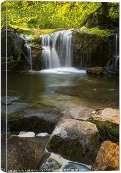 Rock falls Canvas Print by Karl McCarthy