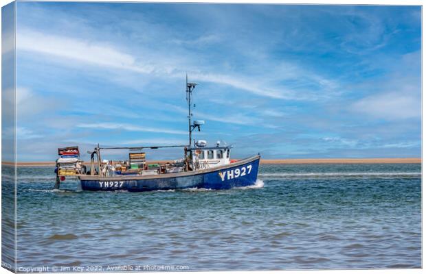 Wells next the Sea Norfolk  Canvas Print by Jim Key