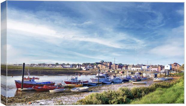Wells next the Sea Norfolk Panorama      Canvas Print by Jim Key