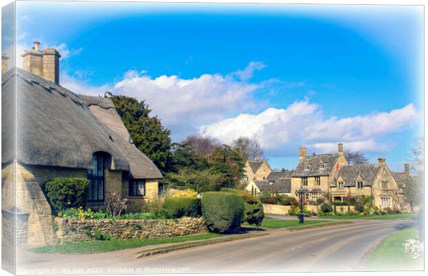 Chipping Campden The Cotswolds  Canvas Print by Jim Key