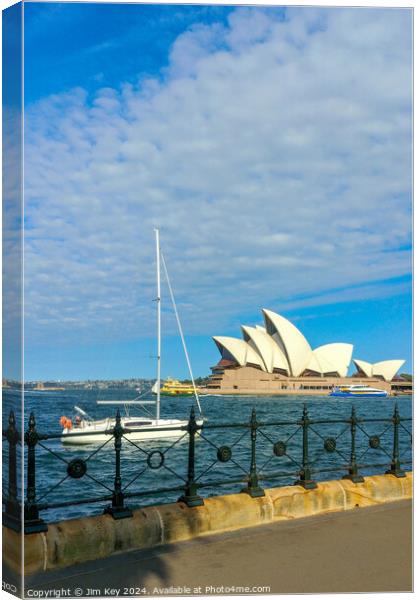 Sydney Harbour Opera House  Canvas Print by Jim Key