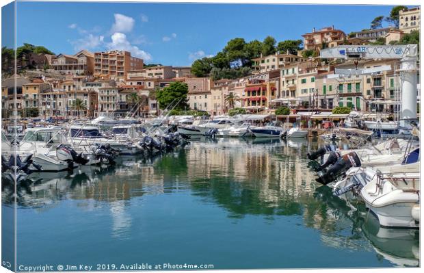 Port de Soller Majorca Canvas Print by Jim Key