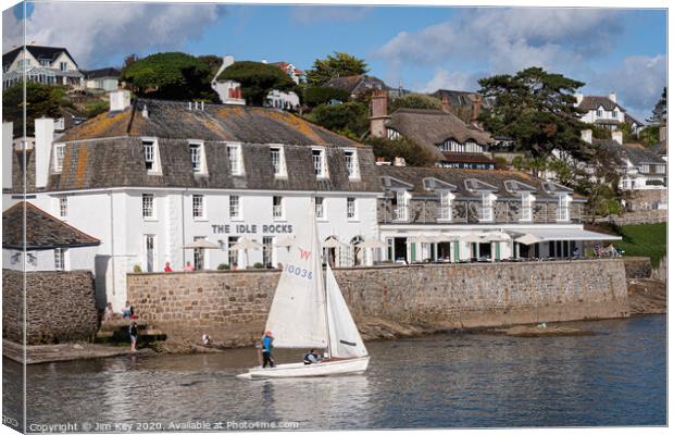 St Mawes Cornwall Canvas Print by Jim Key