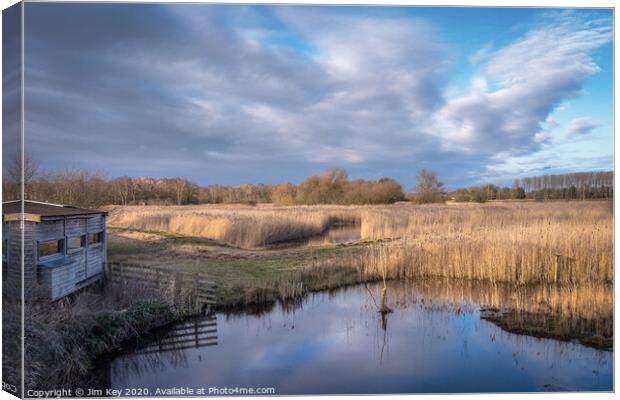 Sculthorpe Nature Reserve  Canvas Print by Jim Key